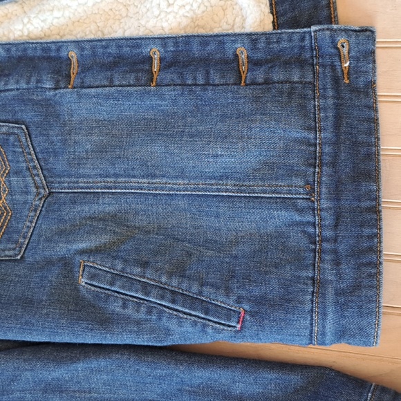 IDYLLWIND Myranda Lambert Sherpa Dark Wash Denim Jean Jacket - Picture 4 of 10